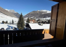 Appartamento livigno Bait del Rin -terrazza vista secondaria